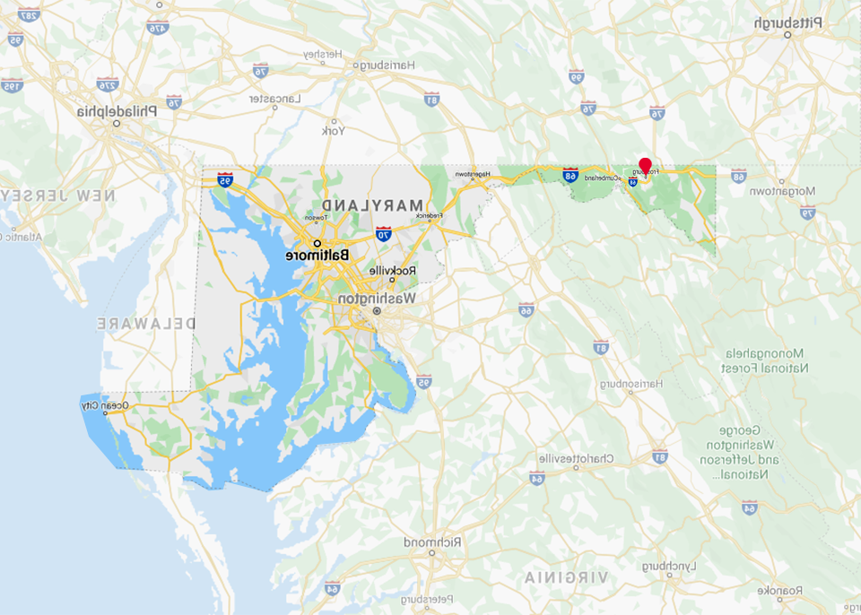 马里兰州谷歌地图